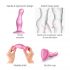 Strap-on-me Curvy S - laineline, alusega dildo (roosa) 