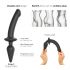 / Strap-on-me Swith Semi-Realistic S - 2in1 silikoon dildo (must)