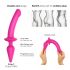 / Strap-on-me Swith Semi-Realistic S - 2in1 silikoon dildoga (roosa) 