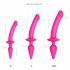 / Strap-on-me Swith Semi-Realistic L - 2in1 silikoonist dildo (roosa) 