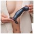 Strap-on-me Snaky M - kumer anaalidildo (metallsinine)