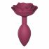 Love to Love Open Roses M - silikoonist anaal dildo (burgundi) 