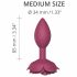 Love to Love Open Roses M - silikoonist anaal dildo (burgundi) 