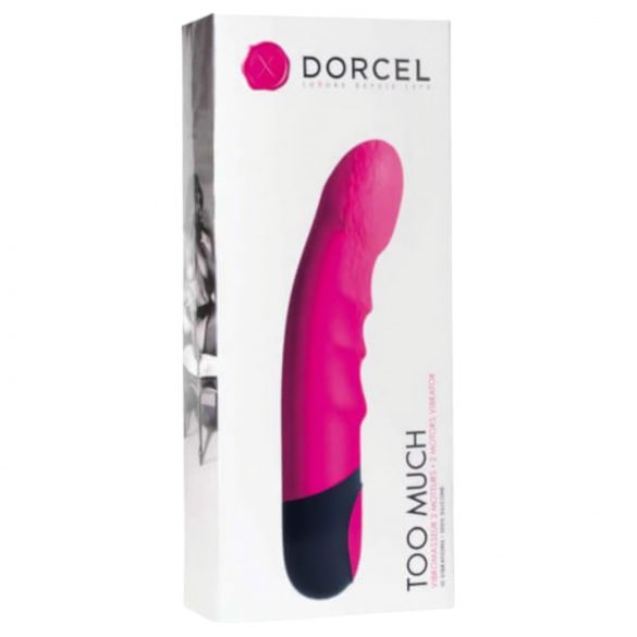 Dorcel Too Much - 2-mootoriline vibraator (roosa)