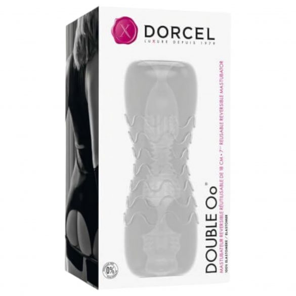 Dorcel Double Oo - meeste masturbaator (läbipaistev) 