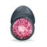 Dorcel Geisha Plug Ruby M - roosa kiviga anaalplugg (must) 