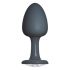 Dorcel Geisha Plug Diamond L - valge kiviga anaal dildo (must) 