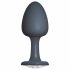 Dorcel Geisha Plug Diamond L - valge kiviga anaal dildo (must) 