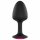 Dorcel Geisha Plug Ruby L - roosa kiviga anaaltapp (must)