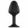 Dorcel Geisha Plug Diamond XL - valge kiviga anaal dildo (must) 