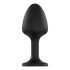 Dorcel Geisha Plug Diamond XL - valge kiviga anaal dildo (must) 