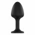 Dorcel Geisha Plug Diamond XL - valge kiviga anaal dildo (must) 