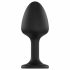 Dorcel Geisha Plug Diamond XL - valge kiviga anaal dildo (must) 