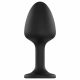 Dorcel Geisha Plug Diamond XL - valge kiviga anaal dildo (must) 