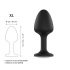 Dorcel Geisha Plug Diamond XL - valge kiviga anaal dildo (must) 