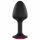 Dorcel Geisha Ruby XL - roosa kiviga anaaltapp (must)