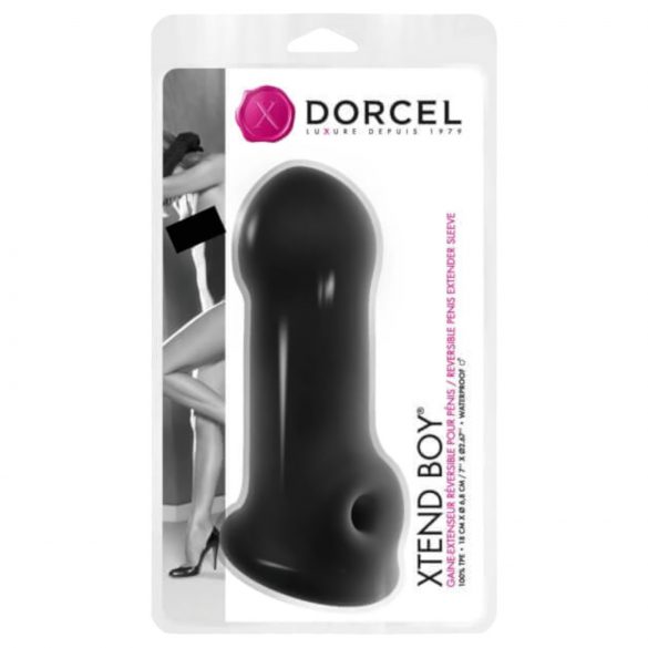 Dorcel Xtend Boy - silikoon peenisehülss (must)