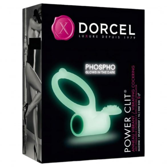 Dorcel - fosforestseeruv vibroonts rõngas (valge) 