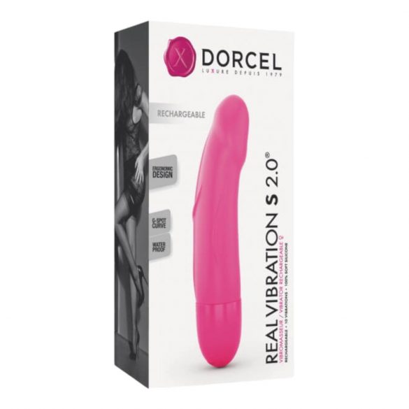 Dorcel Real Vibration S 2.0 - akuga vibraator (roosa) 