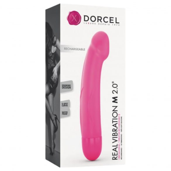 Dorcel Real Vibration M 2.0 - akuga vibraator (roosa) 