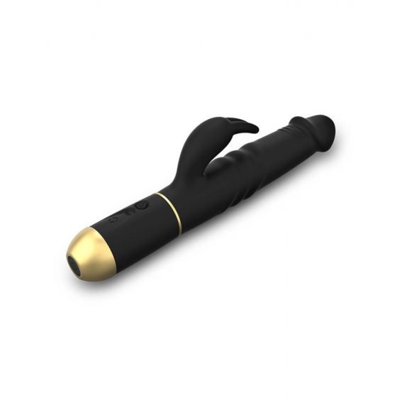 Dorcel Furious Jänku 2.0 - akuga, tõukav kliitorivibraator (must)