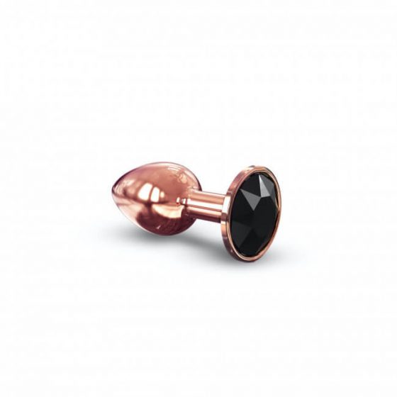 Dorcel Diamond Plug S - alumiiniumist anaaldildo - väike (roosa kuld)