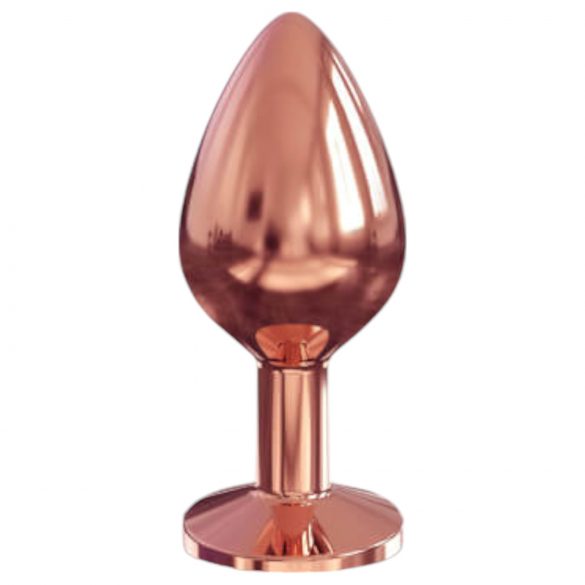 Dorcel Diamond Plug M - alumiiniumist anaaltapp - keskmine (roosakuld)