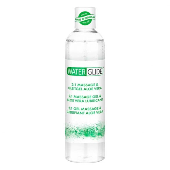 Waterglide 2in1 - aloe vera veepõhine libesti ja massaažigeel (300 ml) 