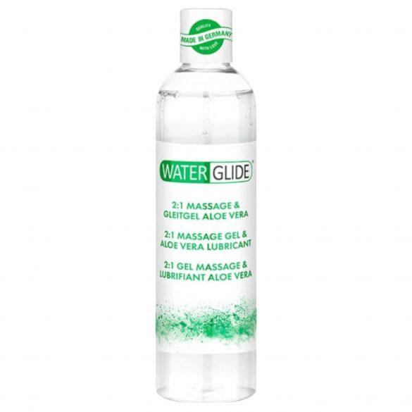 Waterglide 2in1 - aloe vera veepõhine libesti ja massaažigeel (300 ml) 