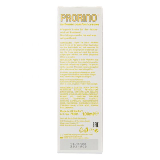 HOT Prorino - anaalihoolduskreem (100 ml)