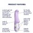 Satisfyer Charming Smile - veekindel G-punkti vibraator (lilla)