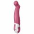 Satisfyer Petting Hippo – akutoitega, veekindel vibraator (magenta värvi) 