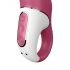 Satisfyer Petting Hippo - akuga, veekindel vibraator (magenta)