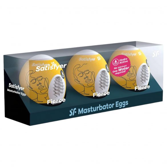 Satisfyer Egg Fierce - masturbatsiooni muna komplekt (3 tk)