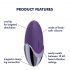 Satisfyer Purple Pleasure - akuga kliitorivibraator (lilla) 