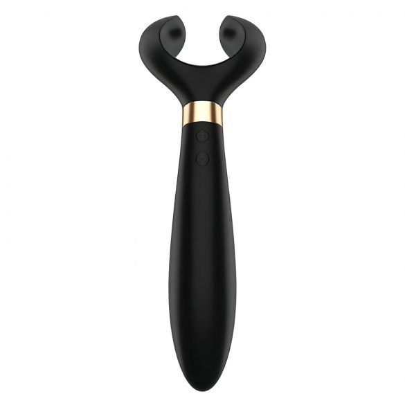 Satisfyer Endless Fun - akuga, veekindel paaride vibraator (must)