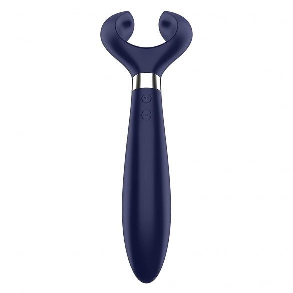 Satisfyer Endless Fun - akuuga, veekindel paarivibraator (sinine) 