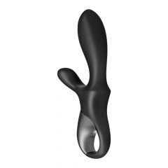   Satisfyer Heat Climax+ – nutikas, soojendusega, varrega anaalvibraator (must)