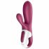 Satisfyer Hot Bunny - nutikas kliitorikarmiga soojendav vibraator (punane) 