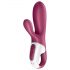 Satisfyer Hot Bunny - nutikas kliitori soojendav vibraator (punane)