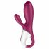 Satisfyer Hot Bunny - nutikas kliitorikarmiga soojendav vibraator (punane) 