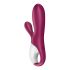 Satisfyer Hot Bunny - nutikas kliitorikarmiga soojendav vibraator (punane) 