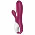 Satisfyer Hot Bunny - nutikas kliitorikarmiga soojendav vibraator (punane) 