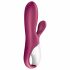 Satisfyer Hot Bunny - nutikas kliitorikarmiga soojendav vibraator (punane) 