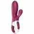 Satisfyer Hot Bunny - nutikas kliitorikarmiga soojendav vibraator (punane) 