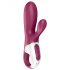 Satisfyer Hot Bunny - nutikas kliitori soojendav vibraator (punane)