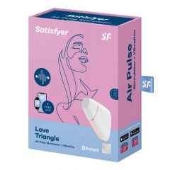   Satisfyer Love Triangle - nutikas õhulaine kliitoristimulaator (valge)