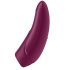 Satisfyer Curvy 1+ - nutikas õhulainete kliitoristimulaator (punane) 