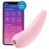 Satisfyer Curvy 2+ - nutikas õhulainetega kliitori stimulaator vibraator (roosa) 