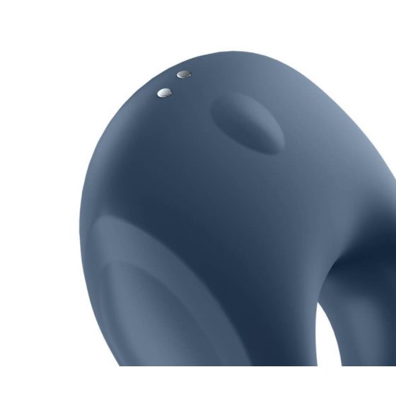 Satisfyer Tugev Üks - nutikas vibraatoriga peeniserõngas (sinine)